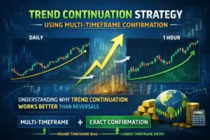 Trend Continuation Strategy Using Multi-Timeframe Confirmation