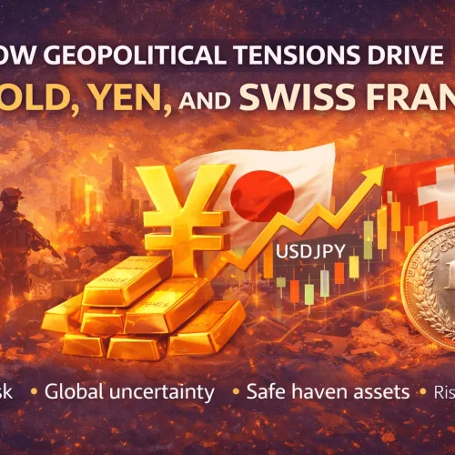 How Geopolitical Tensions Drive Safe-Haven Flows in Gold, Yen, and Swiss Franc