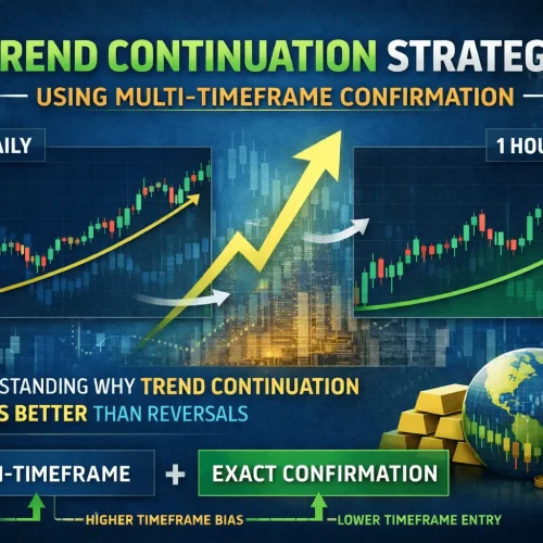 Trend Continuation Strategy Using Multi-Timeframe Confirmation