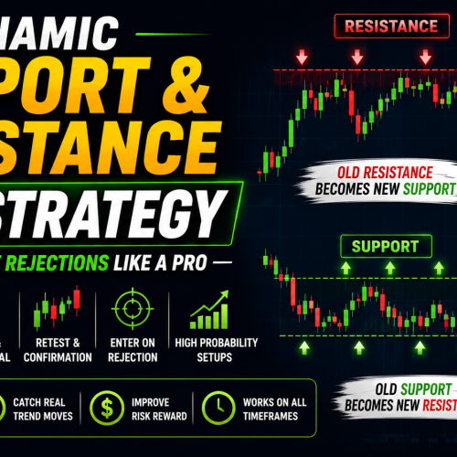 Dynamic Support & Resistance Flip Strategy: Trade Market Rejections Like a Pro